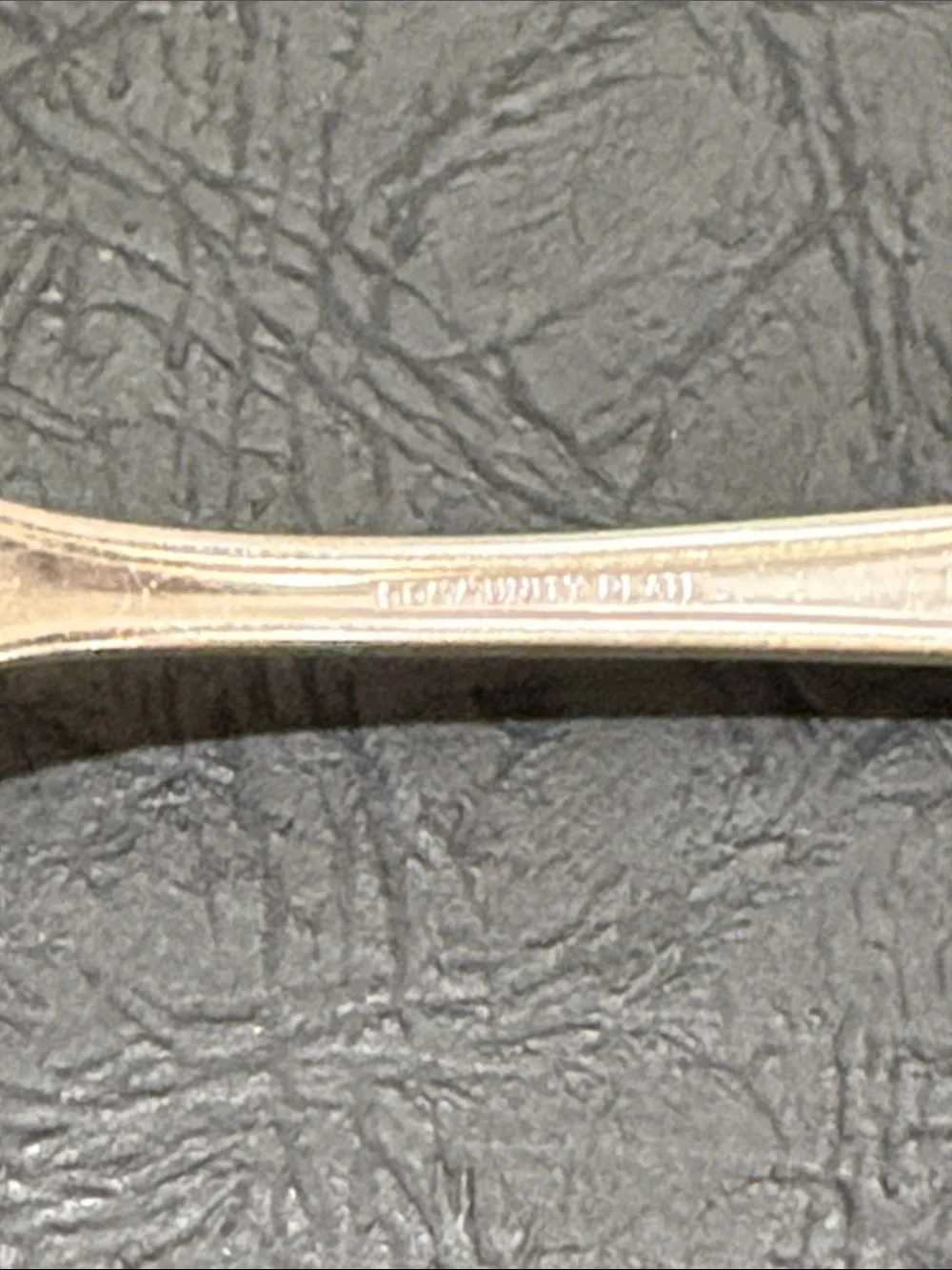 Community (Oneida) silver plate salad forks. Adam pattern. 6 pieces offered.